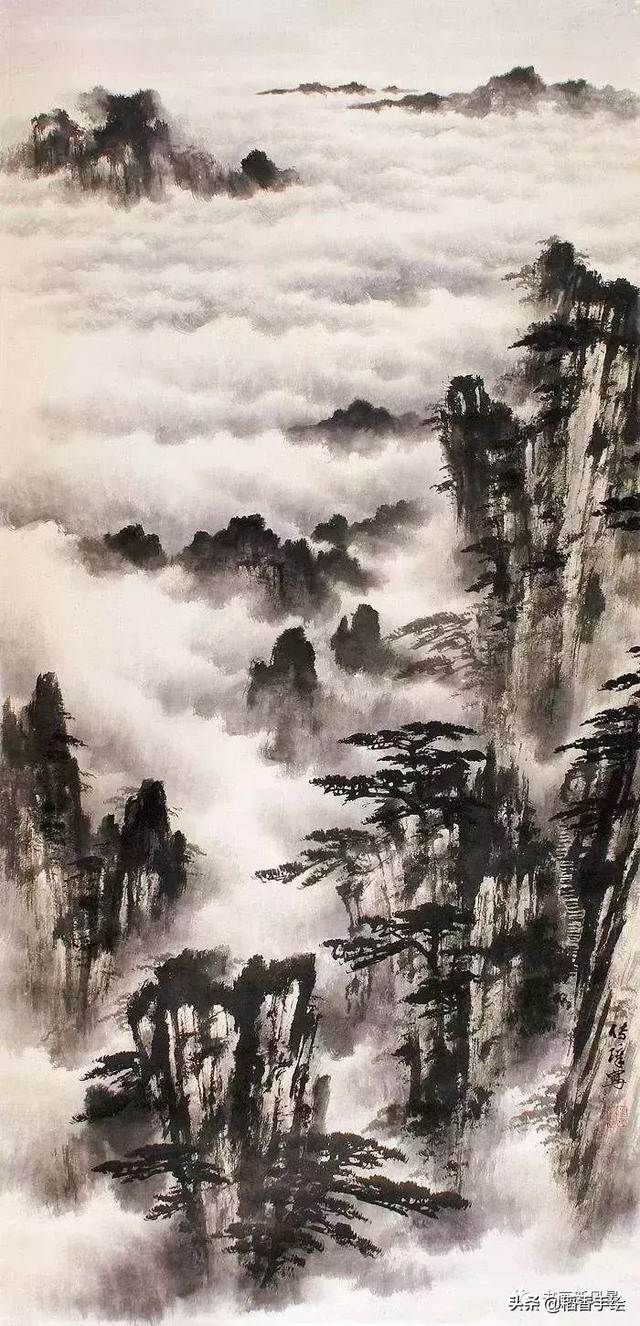 黄山简笔画