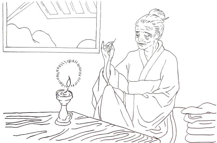 孟浩然简笔画