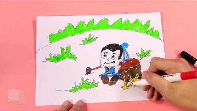 成语故事简笔画