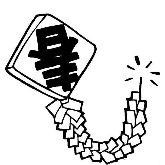 爆竹简笔画