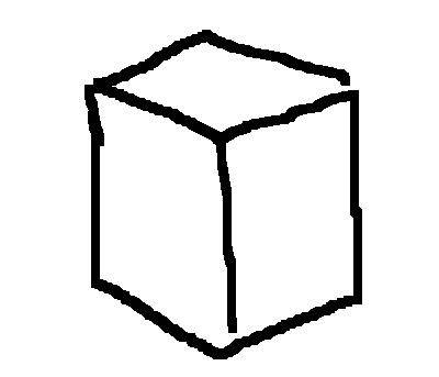 正方体简笔画