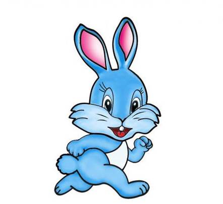 兔子简笔画 彩色