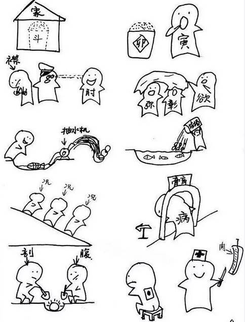 成语故事简笔画