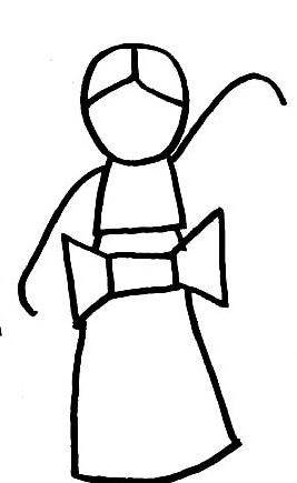 舞蹈简笔画