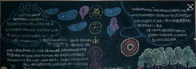 秋季黑板报主题
