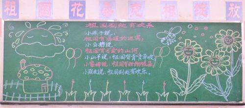 学前班黑板报