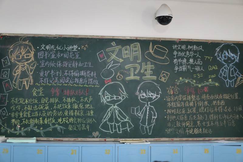 防恐防暴黑板报