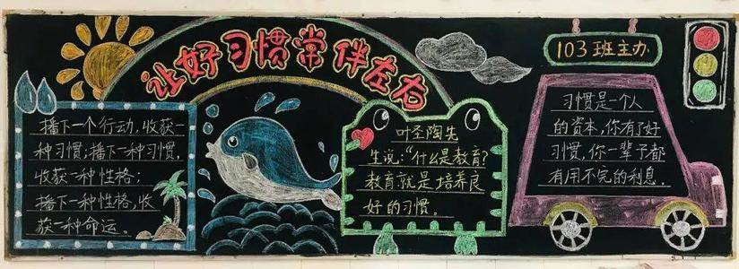 课改黑板报