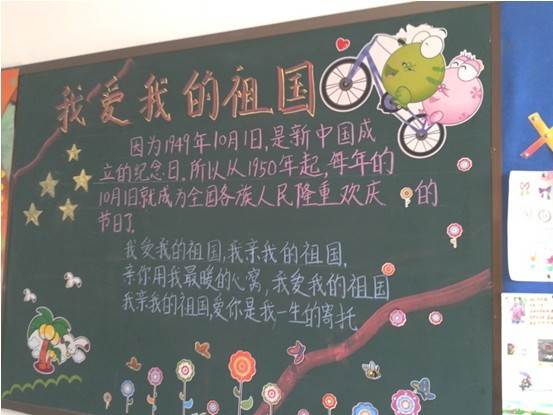 关于爱国的黑板报资料