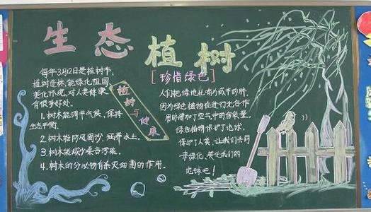 关于保护环境的黑板报