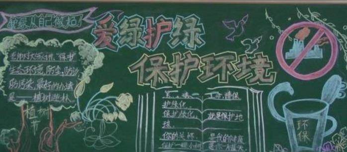 关于保护环境的黑板报