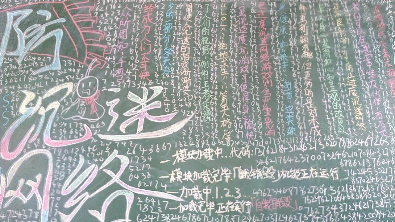 数字黑板报