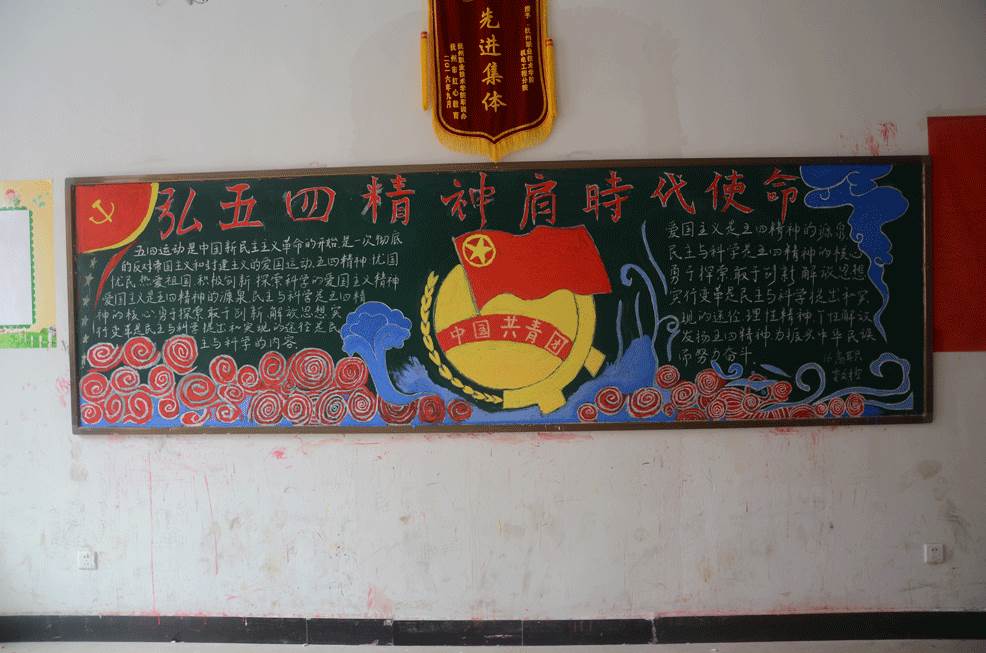 团代会黑板报