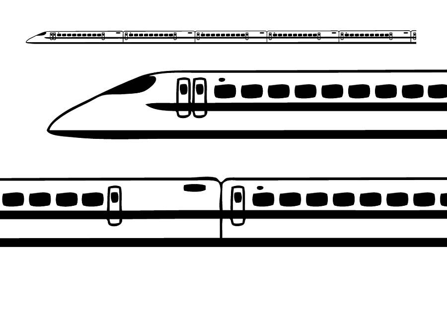 动车简笔画