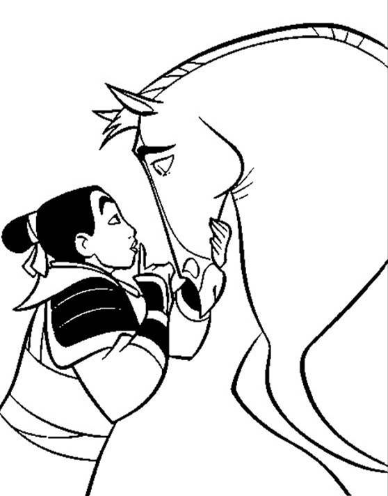 花木兰简笔画
