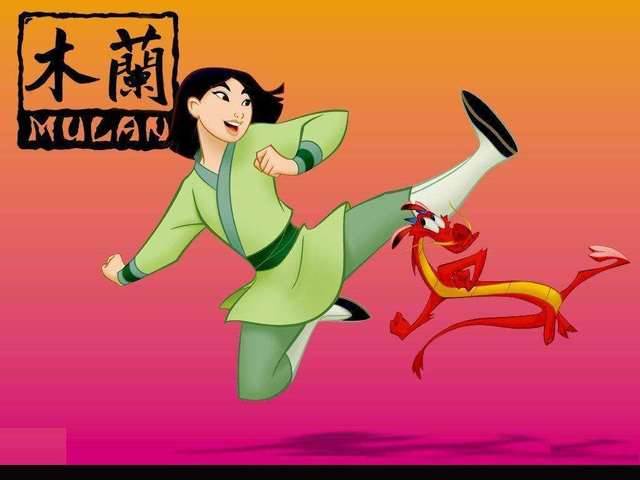 花木兰简笔画