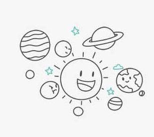 星球简笔画图片大全