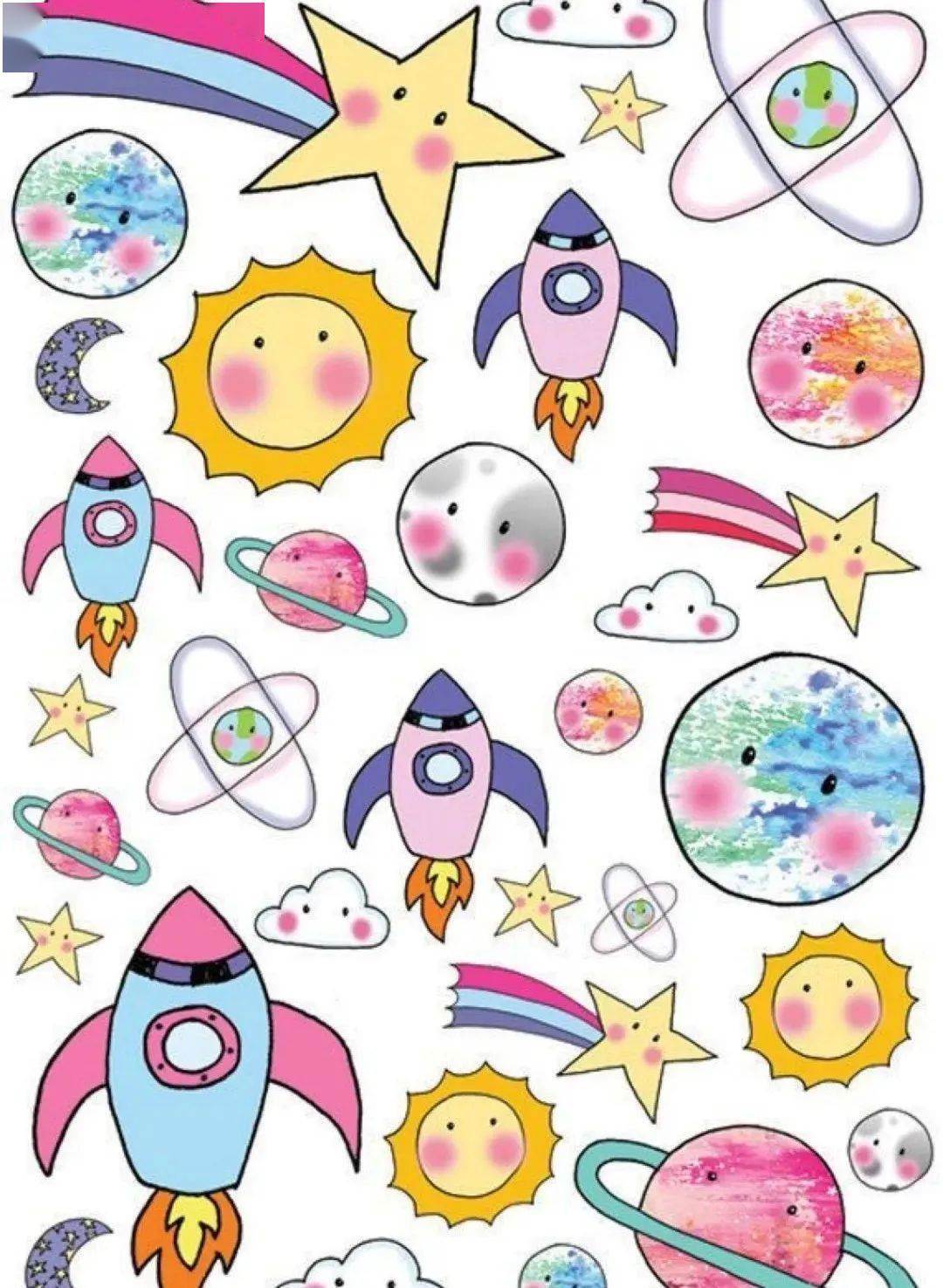 星球简笔画图片大全