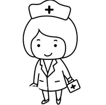 护士简笔画图片大全