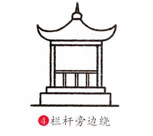 亭子简笔画图片大全