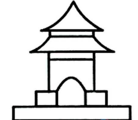 亭子简笔画图片大全
