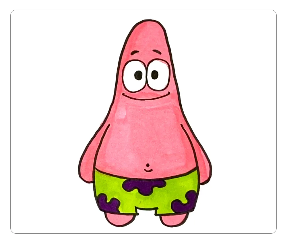 派大星简笔画图片大全