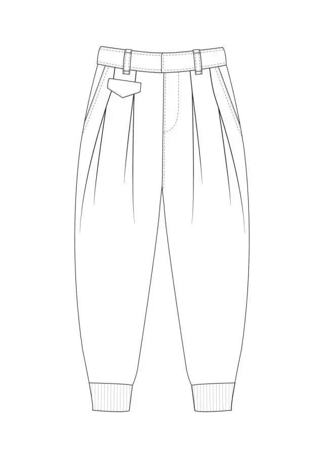 衣服裤子简笔画