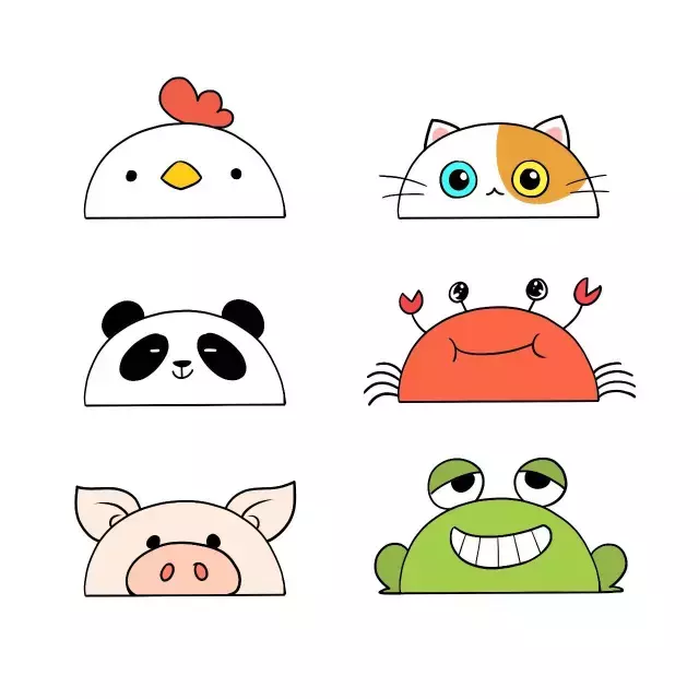 幼儿动物简笔画