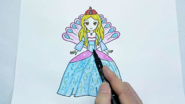 儿童公主简笔画