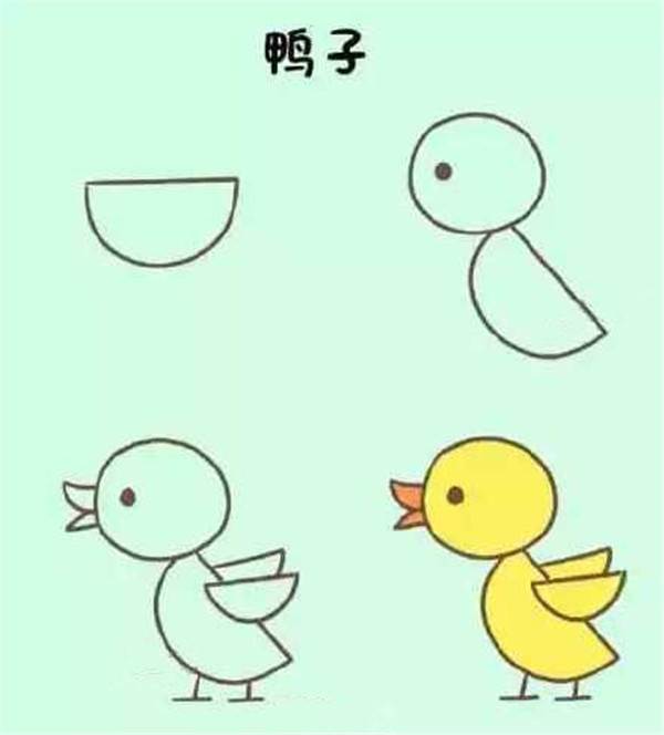 幼儿动物简笔画