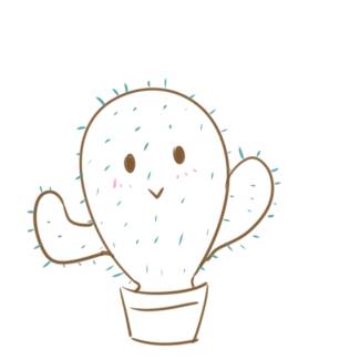 仙人掌的简笔画