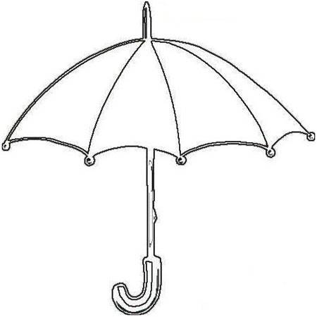 简笔画雨伞