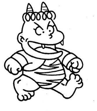 简笔画怪兽
