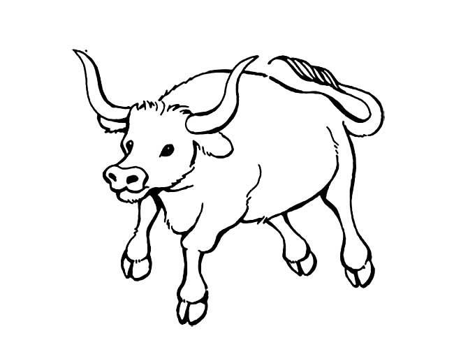 牛简笔画图片大全大图