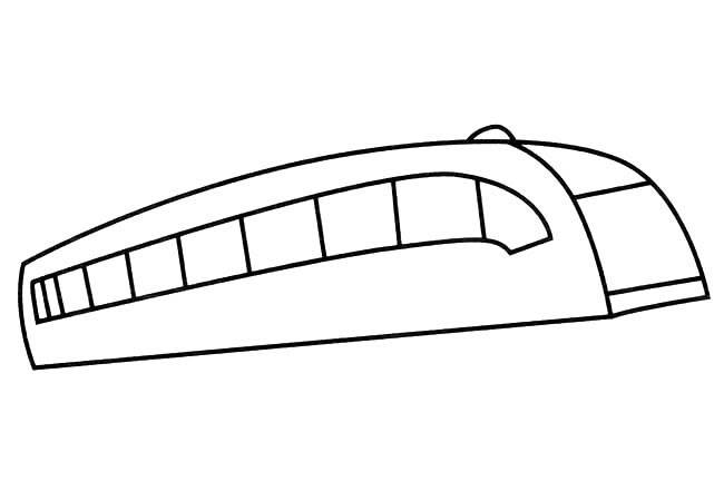 高铁的简笔画图片大全