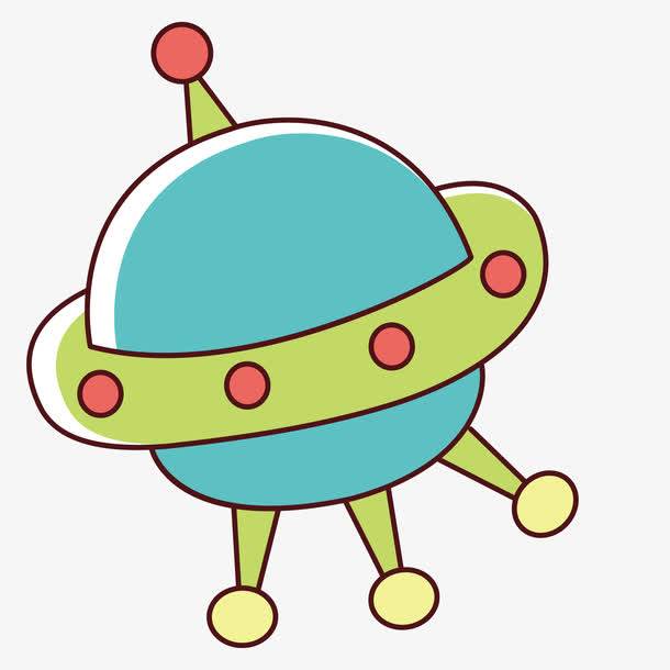 飞碟简笔画图片大全