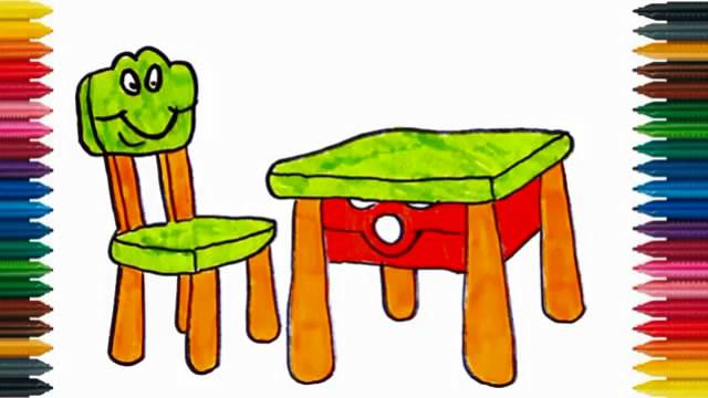 桌椅简笔画图片大全