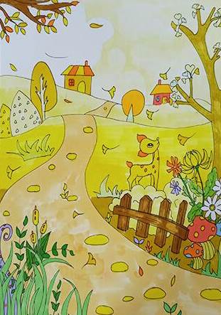 秋天图片简单又漂亮