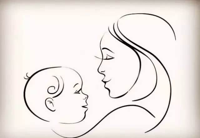 孕妇简笔画图片大全