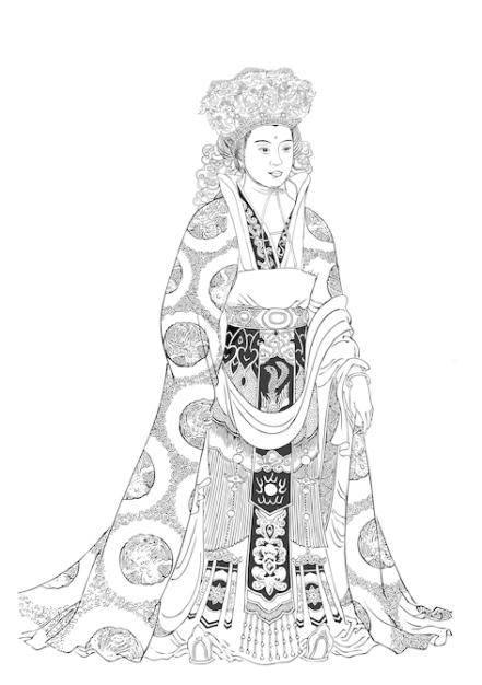 皇后简笔画图片大全