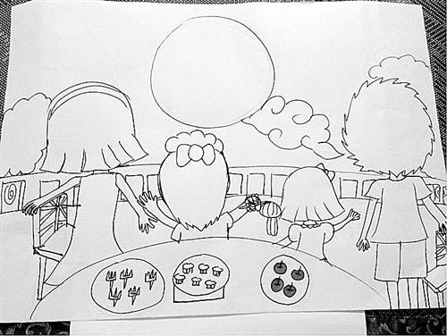 国庆中秋节简笔画图画大全