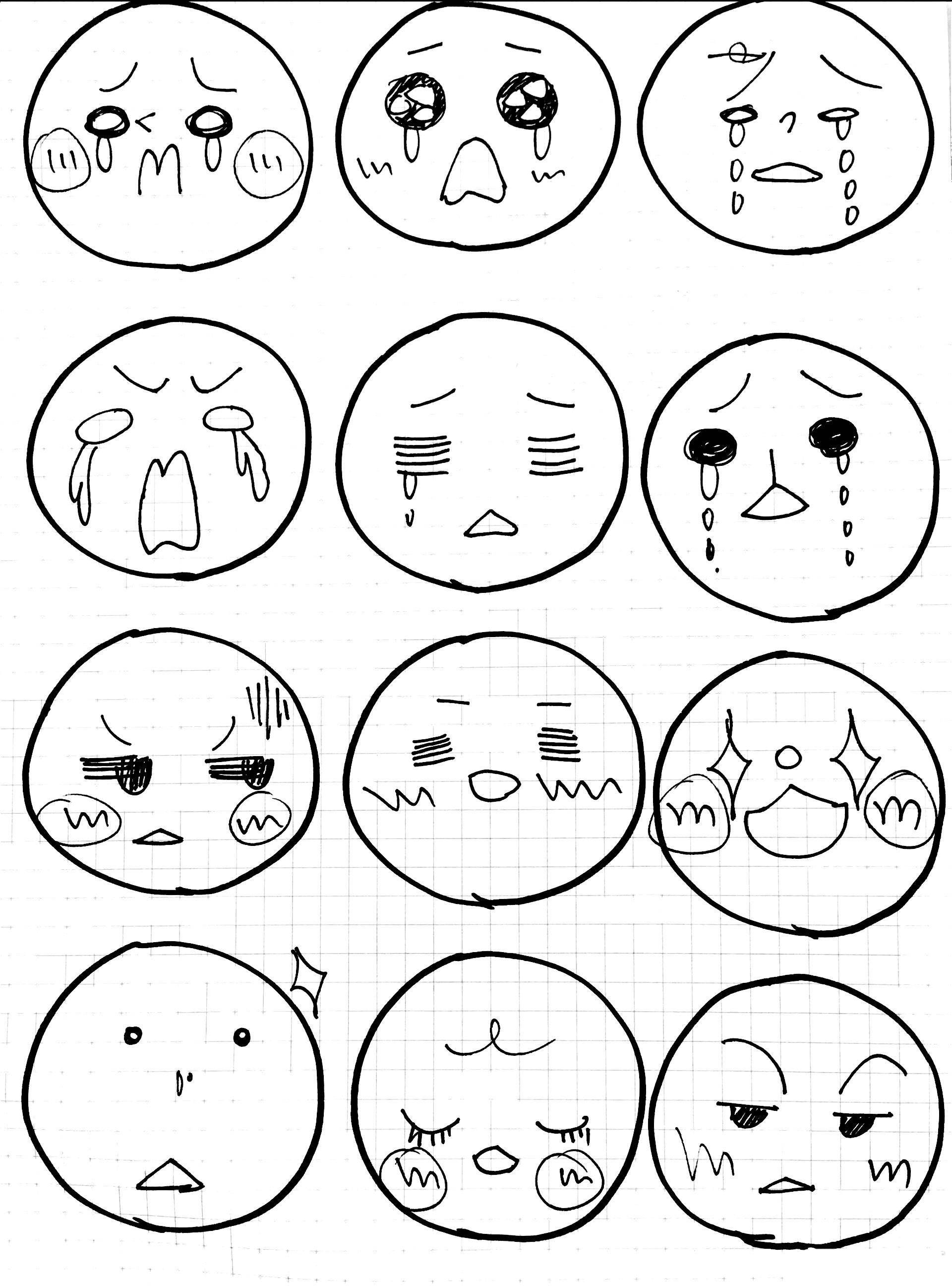 心情简笔画图片大全