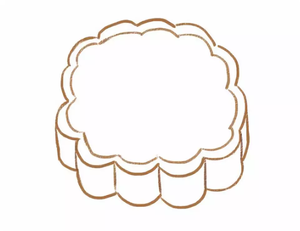 月饼的画法简笔画